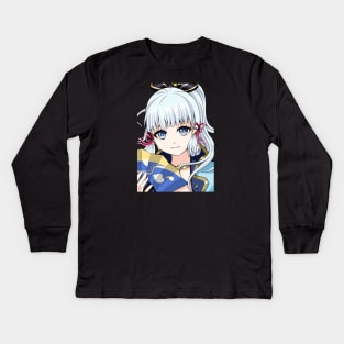 Genshin Impact - Kamisato Ayaka Kids Long Sleeve T-Shirt